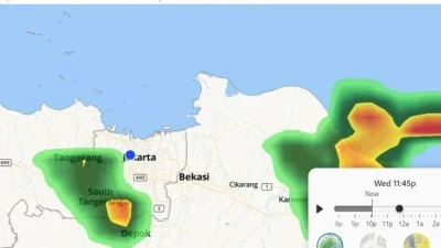 BMKG: Jakarta berawan, Bogor-Tangerang hujan hari ini [titlebase] – Simak Prediksi Cuaca