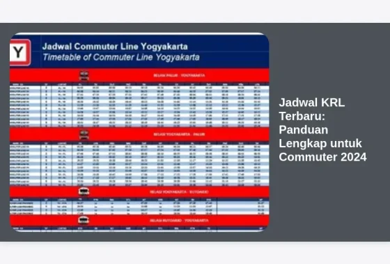 Jadwal KRL Terbaru 2024: Perubahan Rute dan Waktu Operasional yang Wajib Anda Ketahui