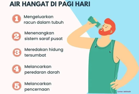 Tren Minum Air Panas di Pagi Hari Viral, Ketahui Fakta Medisnya – BeritaSatu.com