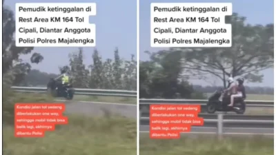 Viral Pemudik Tertinggal di Rest Area Cipali, Dijemput Polisi Naik Moge – BeritaRiau.com: Kisah Lengkap dan Dampaknya