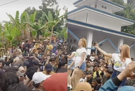 Viral! Wanita Joget Lepas Busana di Acara Dangdut Batang, Panitia Sebut di Luar Kendali – jateng.inews.id