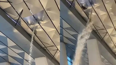Atap Terminal 3 Bandara Soekarno-Hatta Jebol Diterjang Hujan Deras, Sempat Viral di Medsos – Editor News – Editor News