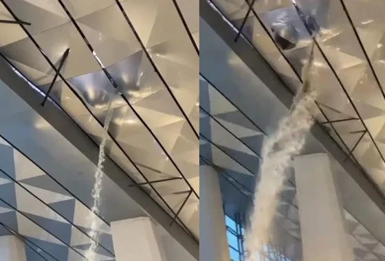 Atap Terminal 3 Bandara Soekarno-Hatta Jebol Diterjang Hujan Deras, Sempat Viral di Medsos – Editor News – Editor News