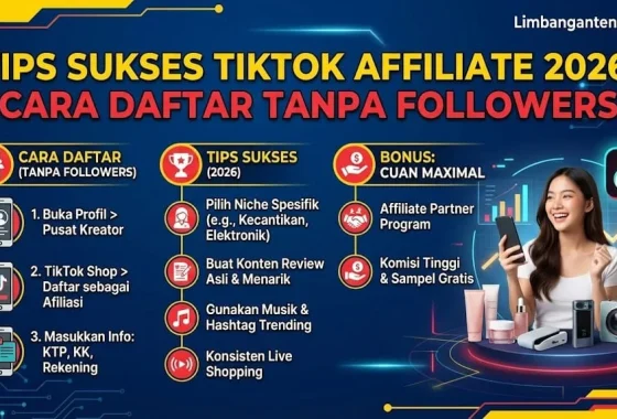 Cara Daftar Affiliate TikTok Tanpa Followers, Viral April 2026! – Jabaronline