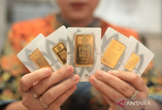 Harga emas Antam hari ini 3 April 2026, logam mulia turun tipis di semua ukuran! [titlebase] – Simak Analisis Lengkap