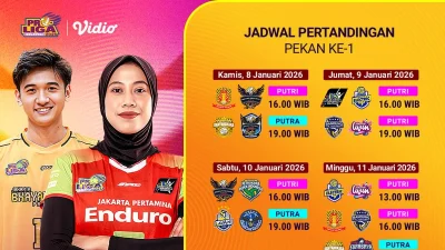 Jadwal final four Proliga 2026 putaran pertama [titlebase]: Semua Detail Pertandingan dan Prediksi
