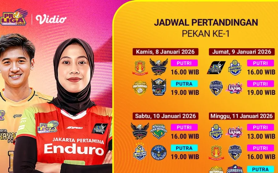 Jadwal final four Proliga 2026 putaran pertama [titlebase]: Semua Detail Pertandingan dan Prediksi