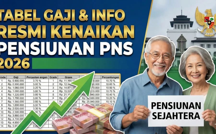 Kenaikan Gaji Pensiunan PNS 2026: Apa yang Perlu Anda Ketahui tentang Kenaikan Besar Tahun Ini