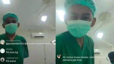 Nasib perawat yang viral karena joget-joget saat tindakan operasi, kini minta maaf, karier terancam [titlebase]