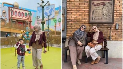 Potret anak ketiga Zaskia Sungkar ikut liburan di Disneyland Shanghai [titlebase] – Momen Manis Keluarga di Negeri Mickey