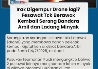Serangan drone guncang Erbil Irak, fasilitas minyak milik Inggris terbakar | Kompas Petang [titlebase] – Kebakaran Hebat di Zona Strategis