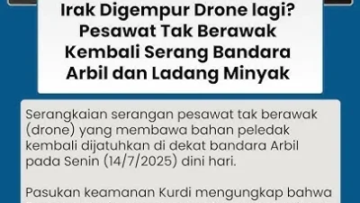 Serangan drone guncang Erbil Irak, fasilitas minyak milik Inggris terbakar | Kompas Petang [titlebase] – Kebakaran Hebat di Zona Strategis