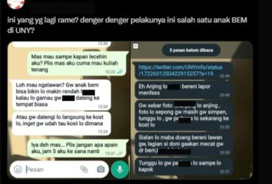 Skandal Besar UI! 16 Mahasiswa FH Terancam DO seusai Chat Pelecehan Viral dan Picu Amarah Publik – Tribun Video