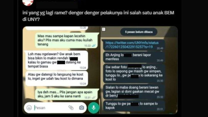 Skandal Besar UI! 16 Mahasiswa FH Terancam DO seusai Chat Pelecehan Viral dan Picu Amarah Publik – Tribun Video