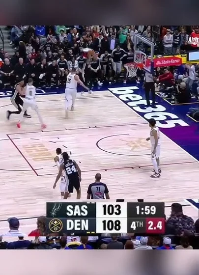 Spurs vs Nuggets: Drama Epik di Laga NBA yang Mengubah Peringkat Tim