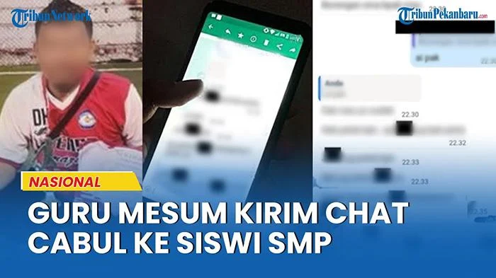 Viral Chat Tak Pantas Guru SMP ke Siswi di Blora – BeritaSatu.com