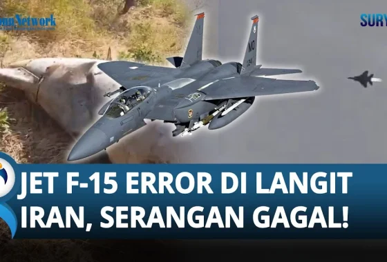 Viral, Jet Tempur F-15 AS Gagal Cegat Drone Shahed Iran di Langit Irak – SINDOnews Internasional