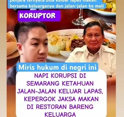 Viral Narapidana Koruptor Jalan-Jalan ke Kedai Kopi Didampingi Petugas Lapas, Kemenimipas Buka Suara – tvOneNews: Fakta Lengkap