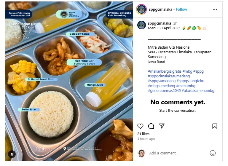 Viral Netizen Bandingkan Menu MBG vs Superindo, Harga Sama tapi Kualitas Beda – Hasanah.id: Perbandingan Detail dan Reaksi Publik