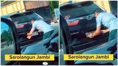 Viral Pemobil Ubah Pelat Merah Jadi Pelat Putih di Bogor Dipergoki Polisi – detikNews: Kasus Penipuan Registrasi Kendaraan