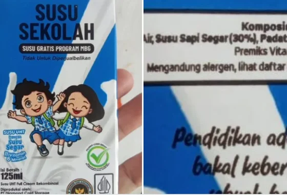 Viral Susu MBG Dijual di Minimarket, BGN: Bukan Produk Kami – GenPI.co – GenPI.co
