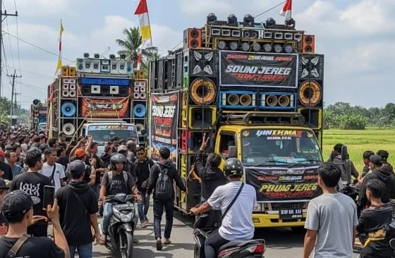 Viral Truk Sound Horeg di Pati Tak Kuat Nanjak, Berakhir Begini – murianews.com