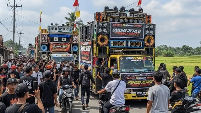 Viral Truk Sound Horeg di Pati Tak Kuat Nanjak, Berakhir Begini – murianews.com
