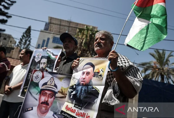 Warga Gaza protes UU hukuman mati Israel untuk tahanan Palestina [titlebase]: Demonstrasi Besar di Rafah